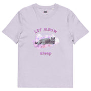 Kawaii Bio-Baumwolle T-Shirt – Let Meow Sleep