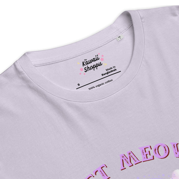 Kawaii Bio-Baumwolle T-Shirt – Let Meow Sleep