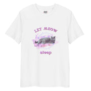 Kawaii Bio-Baumwolle T-Shirt – Let Meow Sleep