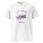 Kawaii Bio-Baumwolle T-Shirt – Let Meow Sleep