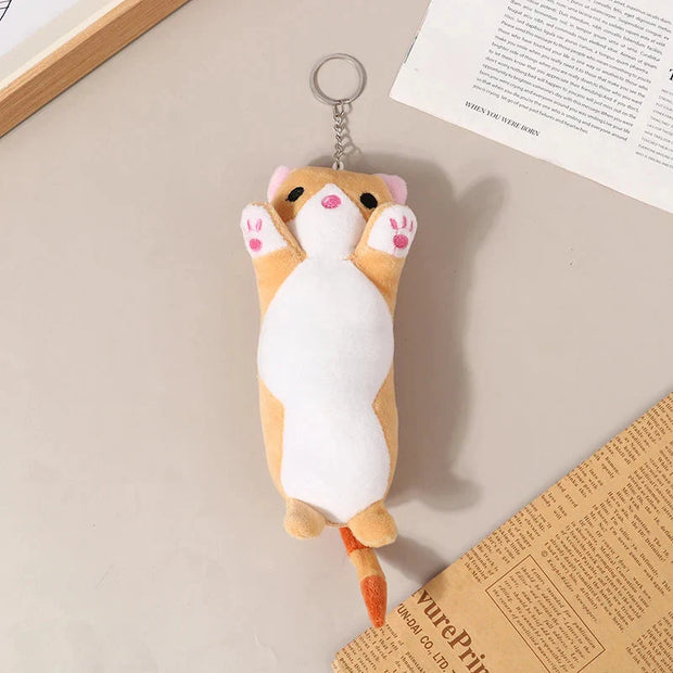 Kawaii Katze Plüsch Schlüsselanhänger – Niedliches Accessoire