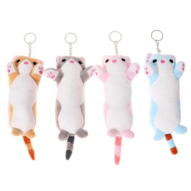Kawaii Katze Plüsch Schlüsselanhänger – Niedliches Accessoire