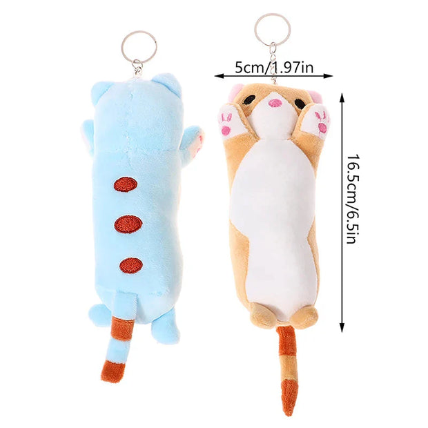 Kawaii Katze Plüsch Schlüsselanhänger – Niedliches Accessoire