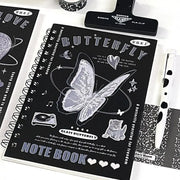 Kawaii Herz Spiralblock A5 Liniert – 50 Blätter