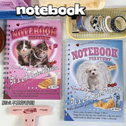 Kawaii Herz Spiralblock A5 Liniert – 50 Blätter