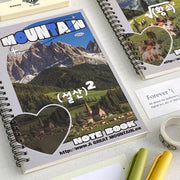 Kawaii Herz Spiralblock A5 Liniert – 50 Blätter