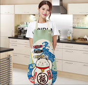 Kawaii Glückskatze Küchenschürze – Niedliches Design