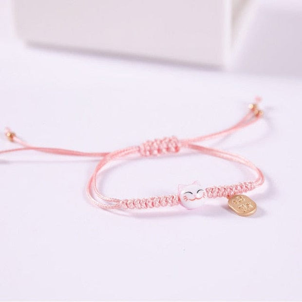 Kawaii Glückskatze Armband – Niedlicher Schmuck