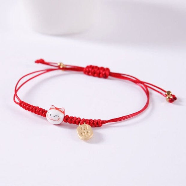 Kawaii Glückskatze Armband – Niedlicher Schmuck
