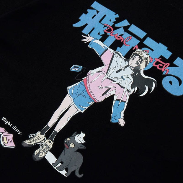 Kanji T-Shirt Luna Skate – Kawaii Design