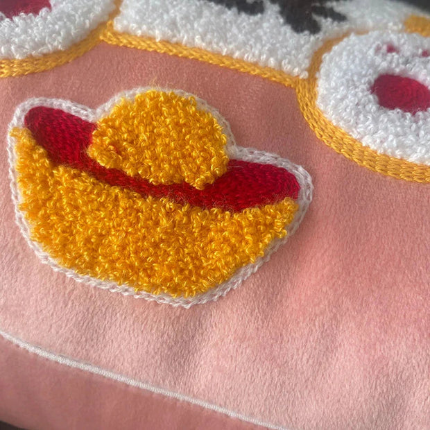 Maneki Neko Plüschkissen – Luxus Glückskatze Kissen