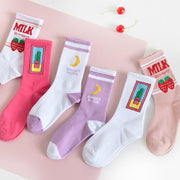 Kawaii Mondmilch Socken – Süße Strümpfe