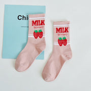 Kawaii Mondmilch Socken – Süße Strümpfe