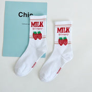 Kawaii Mondmilch Socken – Süße Strümpfe
