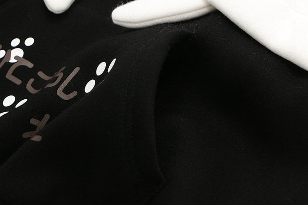 Kawaii Katze Hoodie – Weicher Nya Pullover