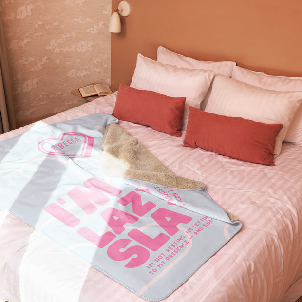 Kuscheldecke mit Namen Slayzy™ – Weiches Fleece 50x60in