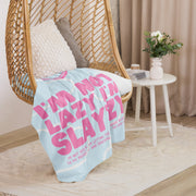 Kuscheldecke mit Namen Slayzy™ – Weiches Fleece 50x60in