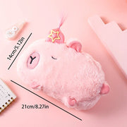Kawaii Capybara Plüsch Federmäppchen – Niedliche Schultasche