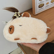 Kawaii Capybara Plüsch Federmäppchen – Niedliche Schultasche