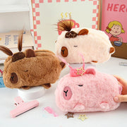 Kawaii Capybara Plüsch Federmäppchen – Niedliche Schultasche