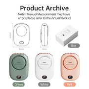 Tragbarer Nackenventilator USB Wiederaufladbar 3-Gang