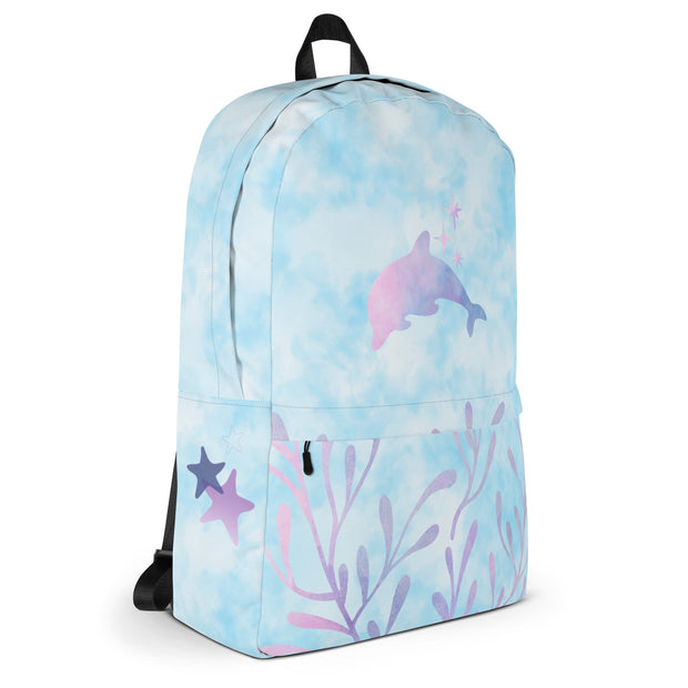 Delfin Ozean Rucksack Kinder/Teen – Personalisierbar (Name)