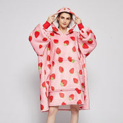 Kawaii Kuscheldecke Hoodie – Snuddie Umhang Decke