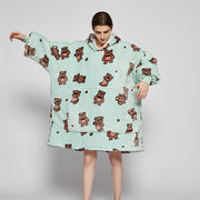 Kawaii Kuscheldecke Hoodie – Snuddie Umhang Decke