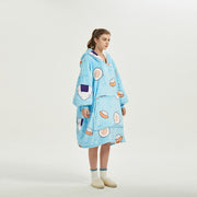 Kawaii Kuscheldecke Hoodie – Snuddie Umhang Decke