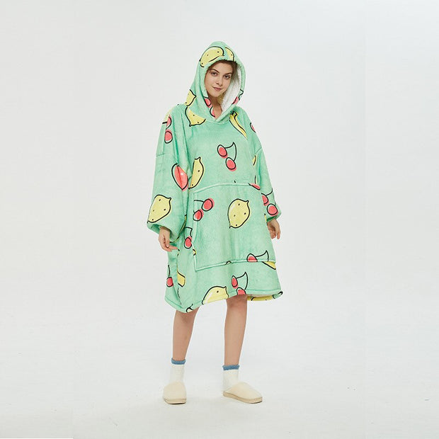 Kawaii Kuscheldecke Hoodie – Snuddie Umhang Decke