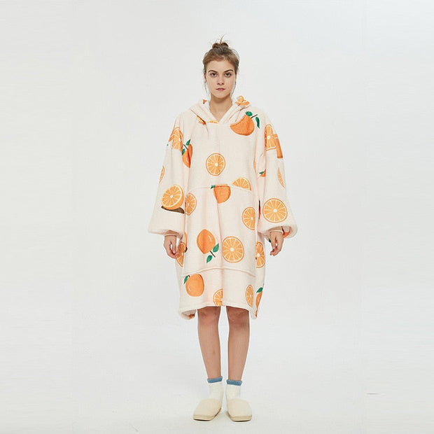 Kawaii Kuscheldecke Hoodie – Snuddie Umhang Decke