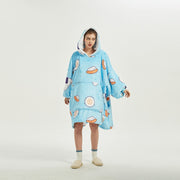 Kawaii Kuscheldecke Hoodie – Snuddie Umhang Decke