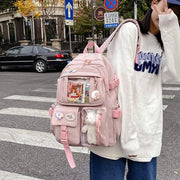 Kawaii Schulrucksack Mehrfach-Taschen ITA Reise Rucksack