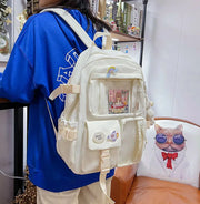 Kawaii Schulrucksack Mehrfach-Taschen ITA Reise Rucksack