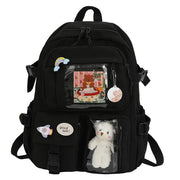 Kawaii Schulrucksack Mehrfach-Taschen ITA Reise Rucksack