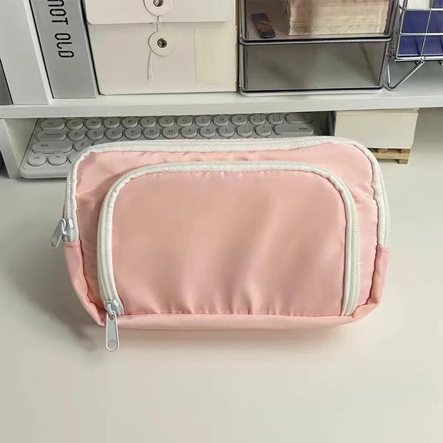 Kawaii Federmäppchen Groß Pastell Reißverschluss – Viel Platz