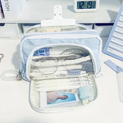 Kawaii Federmäppchen Groß Pastell Reißverschluss – Viel Platz