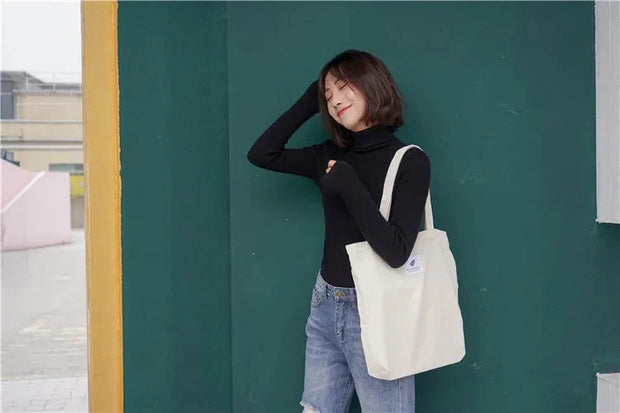 Kord Einkaufstasche aus Cord – Einfache Tragetasche