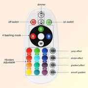 Bluetooth Sonnenuntergang Projektorlampe – 16-Farben LED Nachtlicht