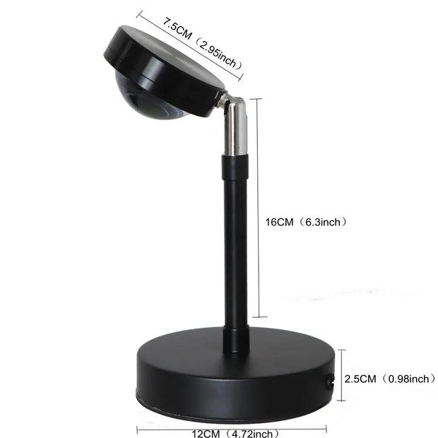 Bluetooth Sonnenuntergang Projektorlampe – 16-Farben LED Nachtlicht