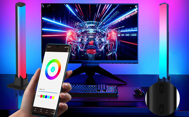 Bluetooth Sonnenuntergang Projektorlampe – 16-Farben LED Nachtlicht