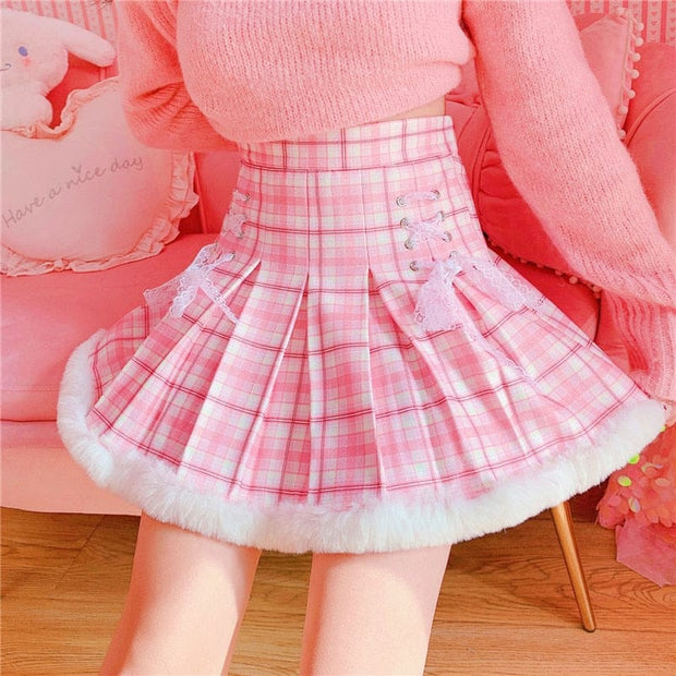 Kawaii Candy Rock – Schnee Tag Skirt