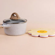 Sonnenblume PVC Untersetzer – Hitzebeständig Kawaii Design