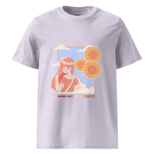 Kawaii T-Shirt Bio-Baumwolle – Sunny Day Design