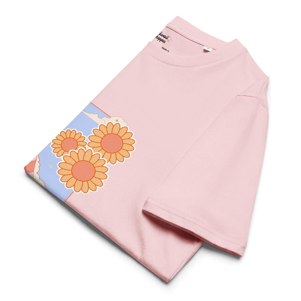 Kawaii T-Shirt Bio-Baumwolle – Sunny Day Design