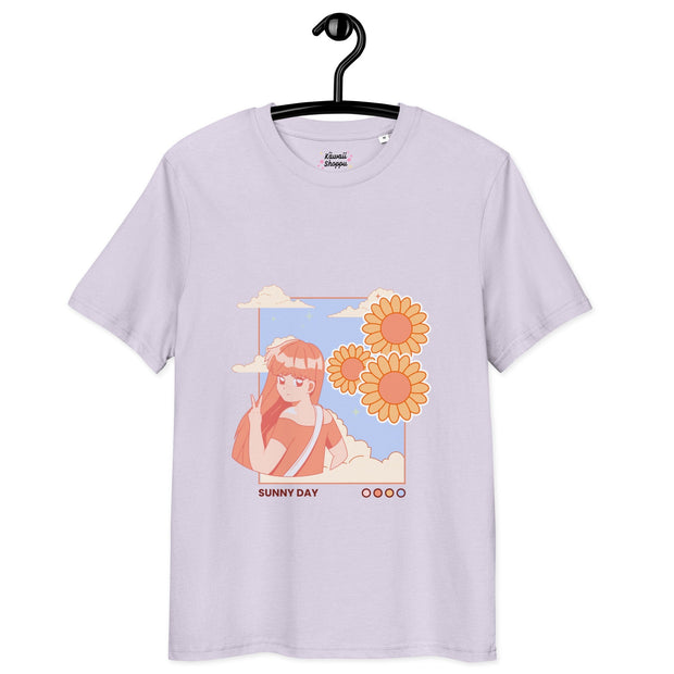 Kawaii T-Shirt Bio-Baumwolle – Sunny Day Design
