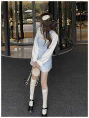 Kawaii Kleid mit Spitzen-Schleife – Süßes Design