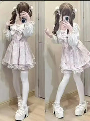 Kawaii Mini Kleid Rosa Y2K – Süßes Partykleid