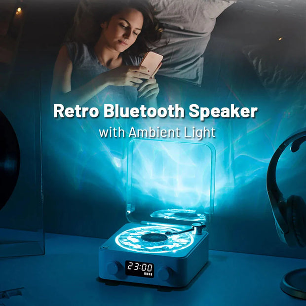 Retro Bluetooth Lautsprecher – Vinyl Inspiriert