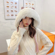 Kawaii Katzenohren Plüschmütze – Winter Warme Kapuze